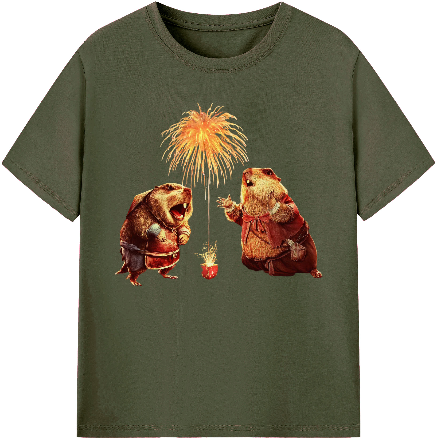 （画像用） Ne Zha 2 ナタ 魔童の大暴れ 綿100％ メンズ半袖Tシャツ｜肌触りやわらか＆通気性